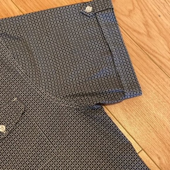 Ultra Soft Men's Collared Short Sleeve Dress Shirt Size M - Picture 14 of 16